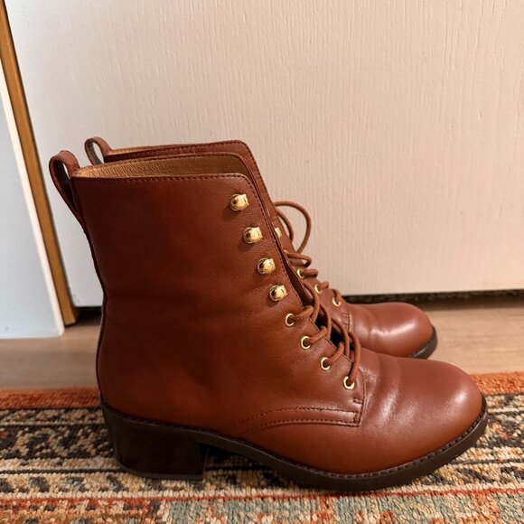 Madewell Shoes - The Patti Lace-Up Boot- Size 7